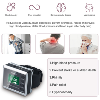반도체 레이저 요법 기구 3.6W가 혈관, 더 낮은 혈압, 혈당 레이저 광 시계를 고칩니다